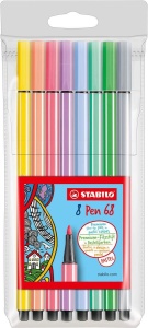Stabilo Fasermaler Pen 68 8er Pastell