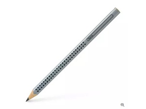 Faber-Castell Bleistift Jumbo Grip B silber