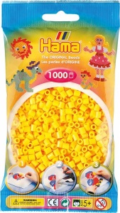 Hama Bügelperlen 1000 Stück gelb