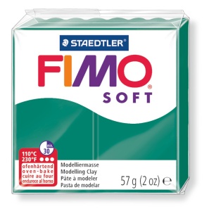 Staedtler Modelliermasse Fimo soft smaragd 57 g