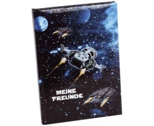 Goldbuch Freundebuch A5 Raumschiff