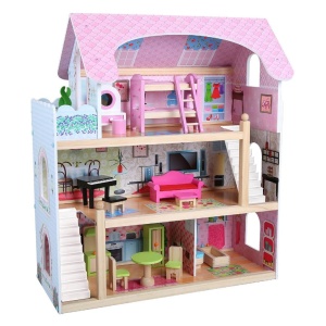 Puppen-Haus aus Holz