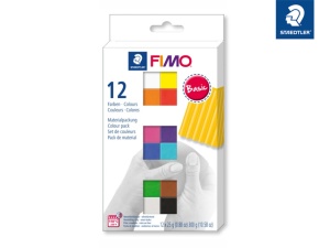 Staedtler Fimo Modelliermasse-Set 12 Farben Basic