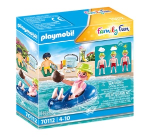 Playmobil 70112 Family Fun Badegast mit Schwimmreifen