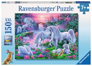 Ravensburger Puzzle Einhörner im Abendrot 150 Teile