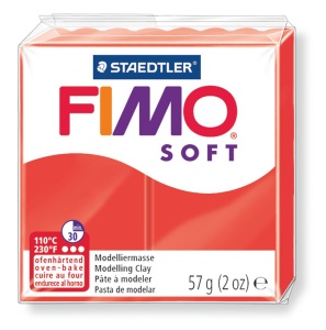 Staedtler Modelliermasse Fimo soft 57 g indischrot