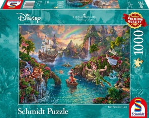 Schmidt Spiele Puzzle Thomas Kinkade Disney Peter Pan 1000 T