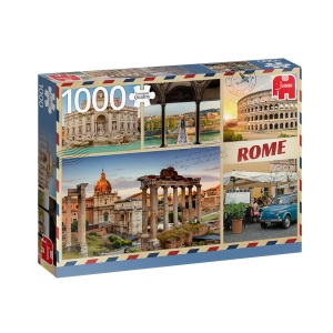Jumbo Puzzle Premium Greetings from Rome 1000 Teile