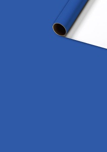 Geschenkpapier-Rolle Uni Plain blau 70 x 200 cm