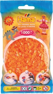 Hama Bügelperlen 1000 Stück neon-orange